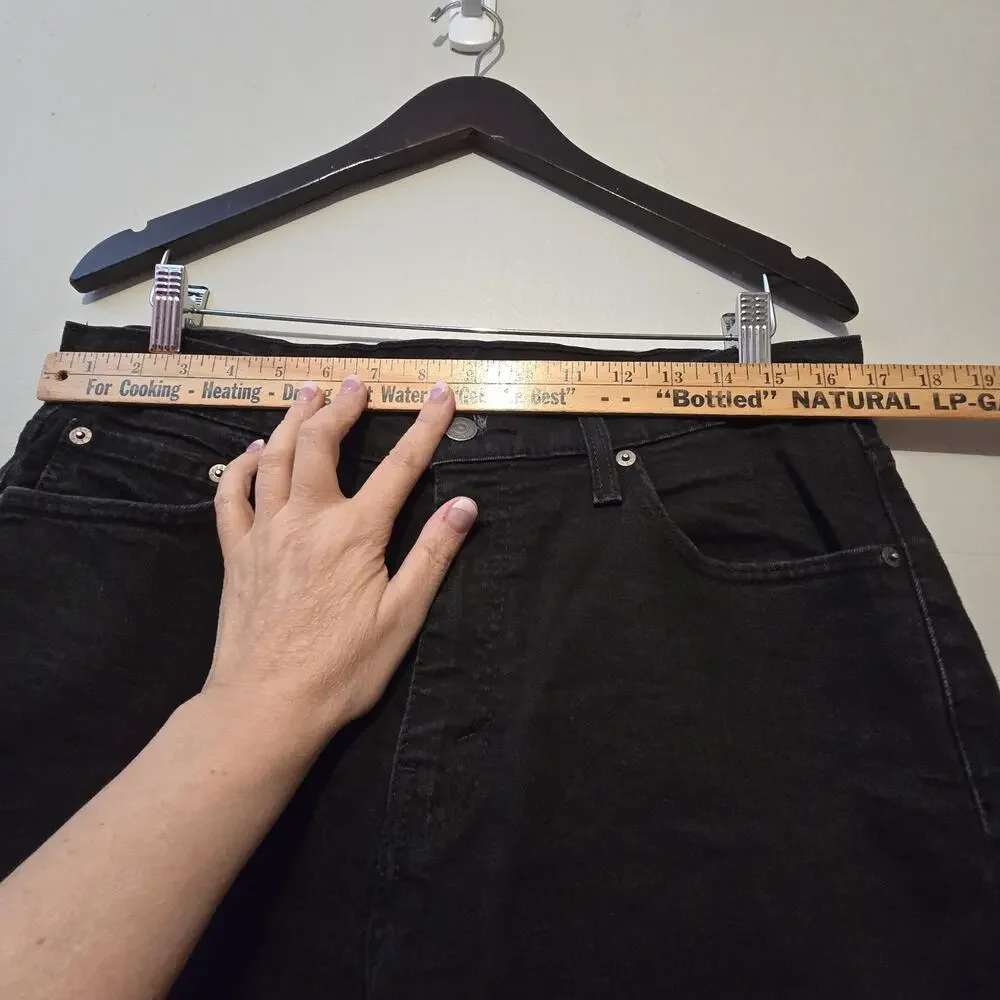 Levi's Black 541 Straight Leg Jeans Mens 32
